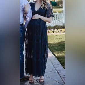 Maternity lace dress